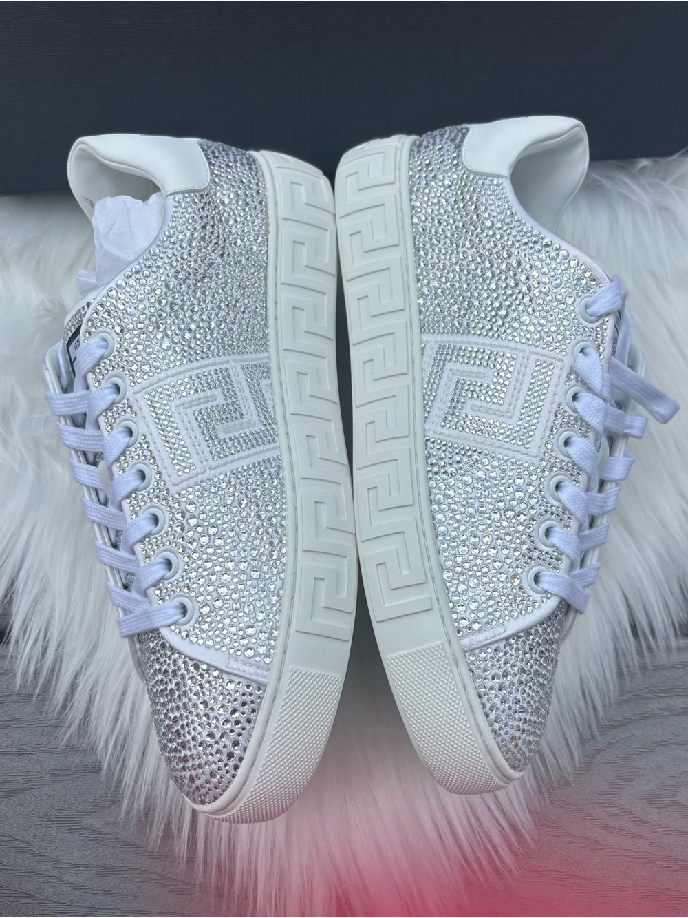 Versace Rhinestone Sneakers - Picture 3 of 5
